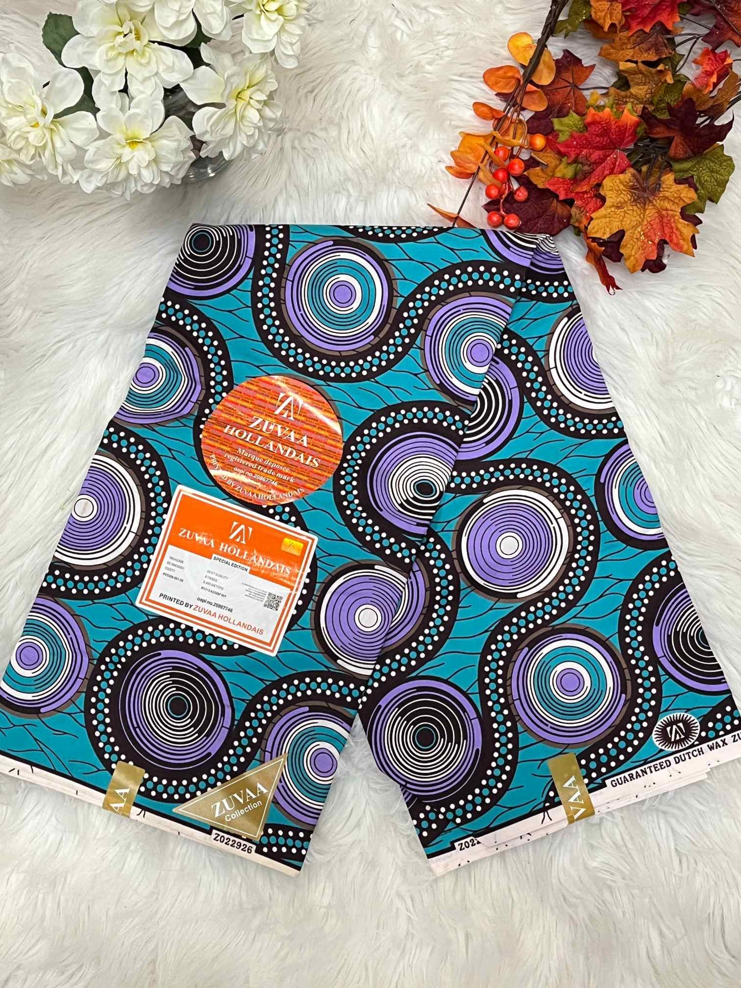 African Ankara Fabric - Geometric & Abstract Wax Print (Sold Per Yard)