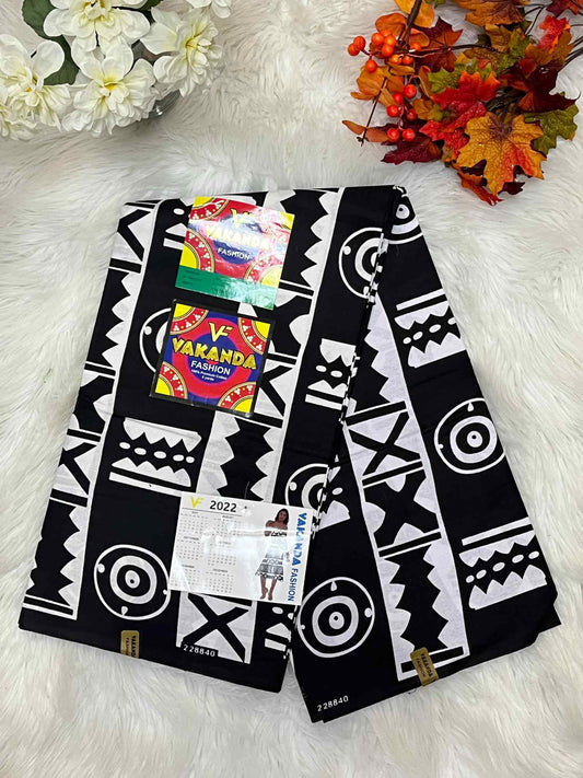 African Ankara Fabric - African Wax Print (Sold Per Yard)