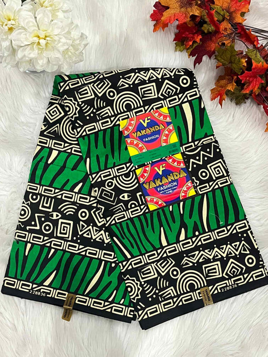African Ankara Fabric - African Wax Print (Sold Per Yard)