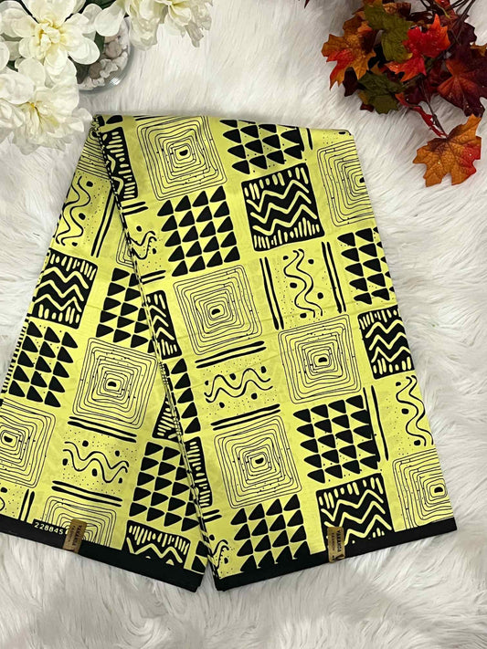 African Ankara Fabric - African Wax Print (Sold Per Yard)