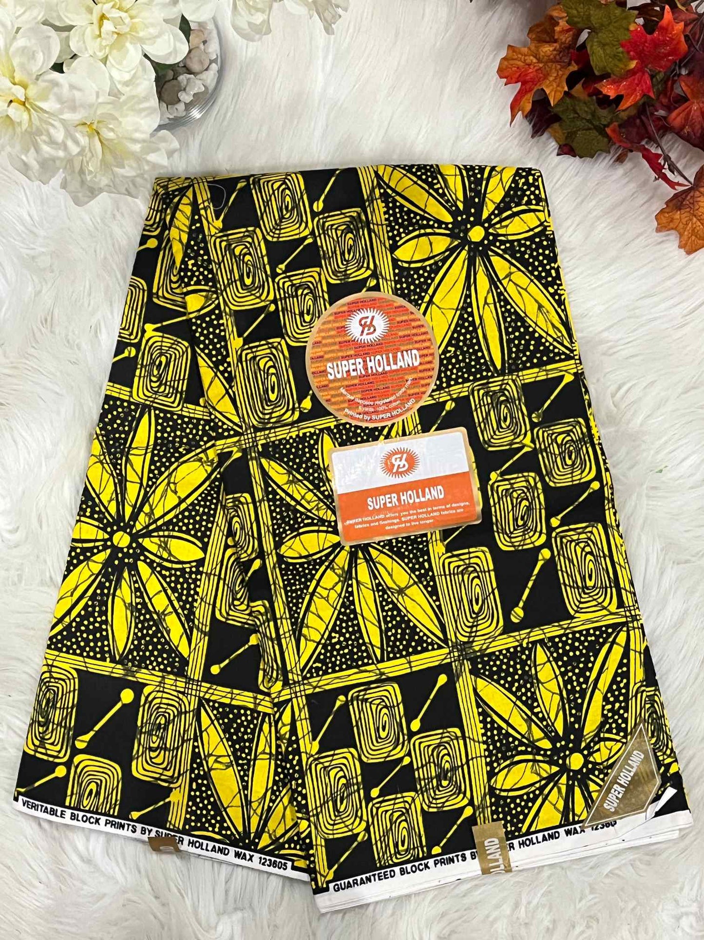 African Ankara Fabric - African Wax Print (Sold Per Yard)