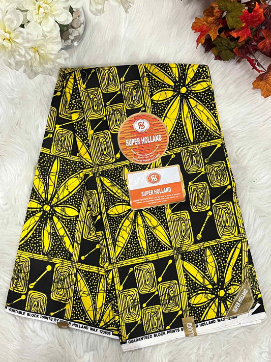 African Ankara Fabric - African Wax Print (Sold Per Yard)