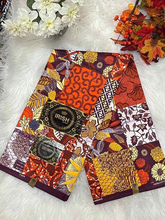 African Ankara Fabric - African Wax Print (Sold Per Yard)