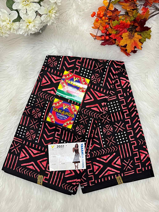 African Ankara Fabric - African Wax Print (Sold Per Yard)