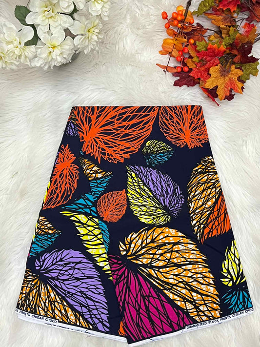 African Ankara Fabric - Geometric & Abstract Wax Print (Sold Per Yard)