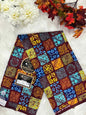 African Ankara Fabric - Geometric & Abstract Wax Print (Sold Per Yard)
