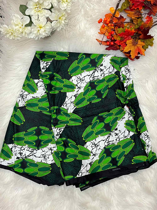 African Ankara Fabric - Geometric & Abstract Wax Print (Sold Per Yard)