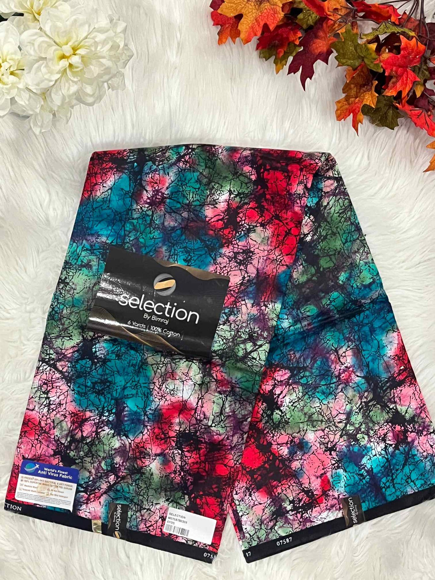 African Ankara Fabric - Geometric & Abstract Wax Print (Sold Per Yard)