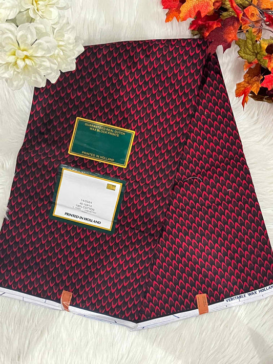 African Ankara Fabric - Geometric & Abstract Wax Print (Sold Per Yard)