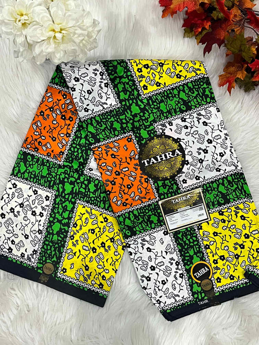 African Ankara Fabric - Geometric & Abstract Wax Print (Sold Per Yard)