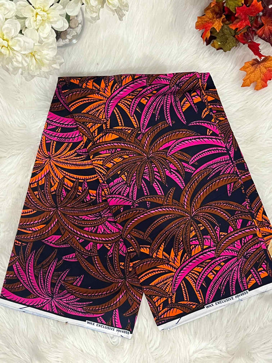 African Ankara Fabric - Geometric & Abstract Wax Print (Sold Per Yard)