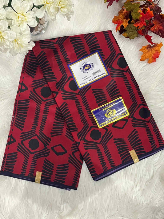 African Ankara Fabric - Geometric & Abstract Wax Print (Sold Per Yard)