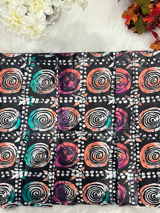 African Ankara Fabric - Geometric & Abstract Wax Print (Sold Per Yard)