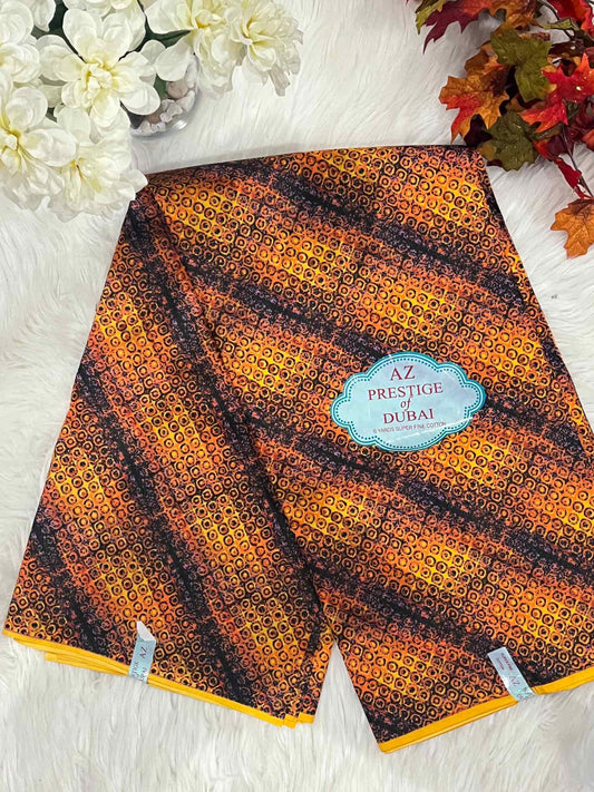 African Ankara Fabric - Geometric & Abstract Wax Print (Sold Per Yard)