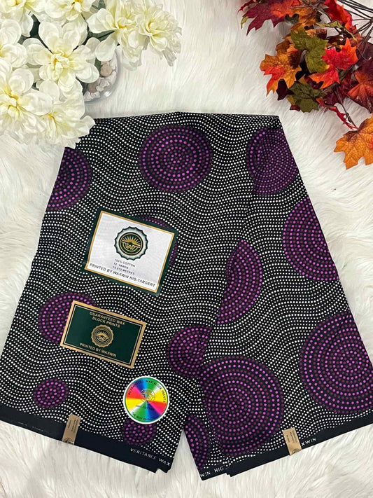 African Ankara Fabric - Geometric & Abstract Wax Print (Sold Per Yard)