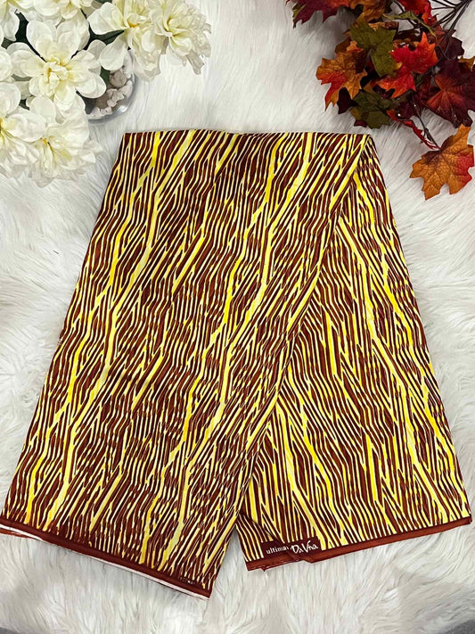 African Ankara Fabric - Geometric & Abstract Wax Print (Sold Per Yard)