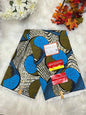 African Ankara Fabric - Geometric & Abstract Wax Print (Sold Per Yard)