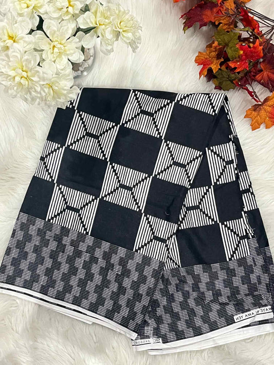 African Ankara Fabric - Geometric & Abstract Wax Print (Sold Per Yard)