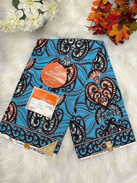 African Ankara Fabric - Geometric & Abstract Wax Print (Sold Per Yard)