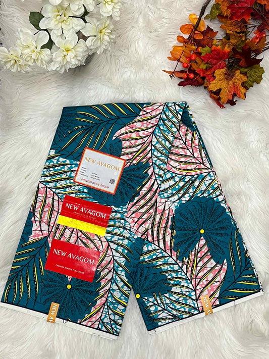 African Ankara Fabric - Geometric & Abstract Wax Print (Sold Per Yard)
