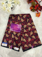 African Ankara Fabric - Flower Design Wax Print (Sold Per Yard)