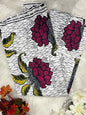 African Ankara Fabric - Flower Design Wax Print (Sold Per Yard)