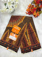 African Ankara Fabric - Flower Design Wax Print (Sold Per Yard)
