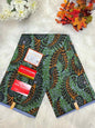 African Ankara Fabric - Flower Design Wax Print (Sold Per Yard)